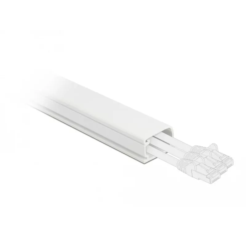 Kabelių kanalas PVC 22 mm baltas DeLOCK 20720