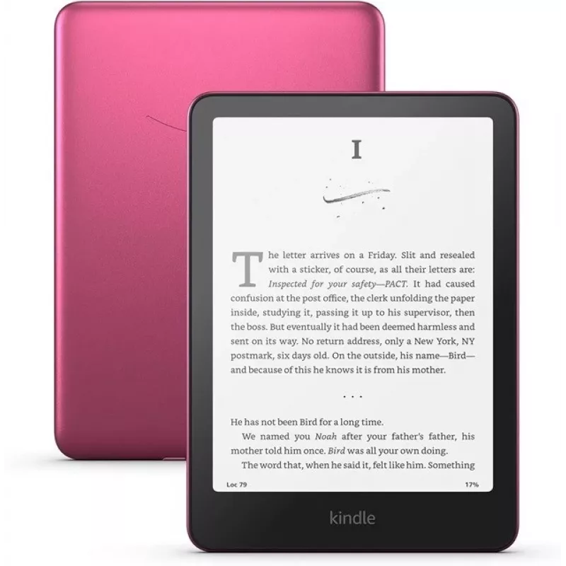 E-knygų skaityklė Amazon Kindle Paperwhite Signature Edition 2024 – 7 colių ekranas, 32 GB, IPX8 atspari vandeniui, USB-C, avietinė