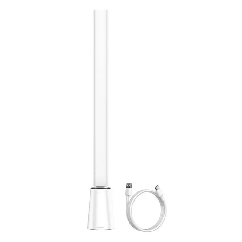 Stalinė lempa Baseus Smart Eye Folding Rechargeable White – sulankstoma LED lempa su reguliuojama rankena ir galvute, įkraunama baterija