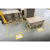 Lipnus simbolis Durable 180804 – geltonas kvadratinis lipdukas grindų žymėjimui
