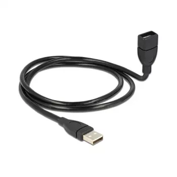 USB ilginamasis kabelis DeLOCK 1 m USB 2.0 USB A juodas
