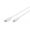 Assmann USB jungiamasis laidas A tipo (vyriškas) - B tipo (vyriškas), 1,8 m, USB 2.0, UL sertifikuotas (AK-300102-018-E)