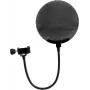 Omnitronic 60006250 metalinis popfiltras – apvalus tinklinis gaubtas nuo sprogstamųjų garsų, juodas