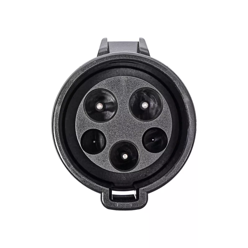Akyga AK-SC-E07 elektromobilio įkrovimo adapteris Type 1 (J1772) – Tesla, 32 A, 7,2 kW, IP54, juodas
