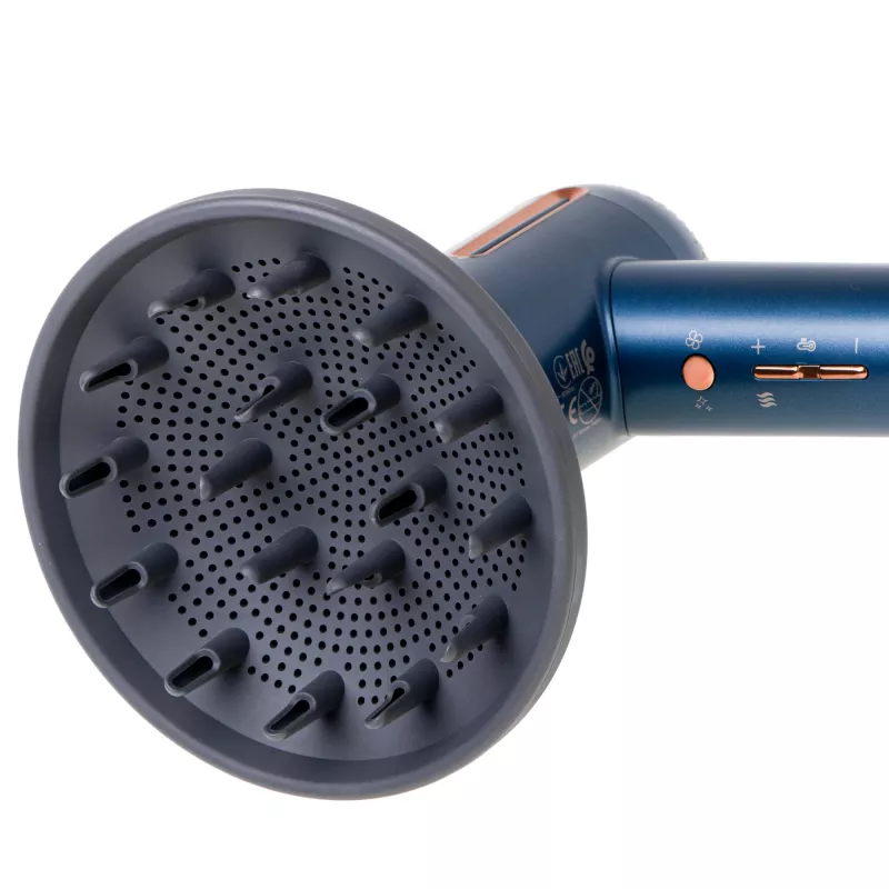 Adler plaukų džiovintuvas AD 2271 SUPERSPEED, 1500 W, 6 temperatūros nustatymai, jonų funkcija, difuzorius, mėlynas