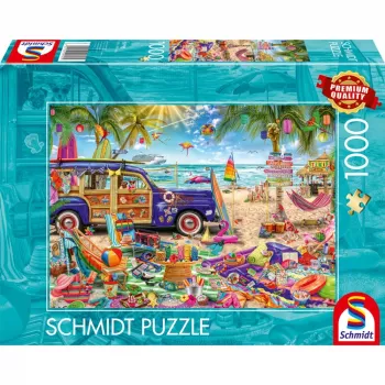 Sonnige Auszeit am Strand, 1000 dėlionės gabaliukų