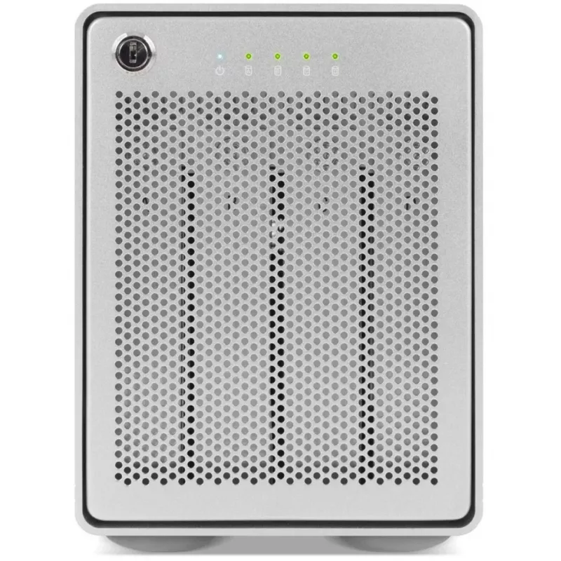 Mercury Elite Pro Quad, sidabrinė diskų dėžė, USB 3.2 Gen 2, tinkama RAID
