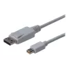 Mini DisplayPort – DisplayPort kabelis Digitus AK-340102-010-W (1 m, baltas)