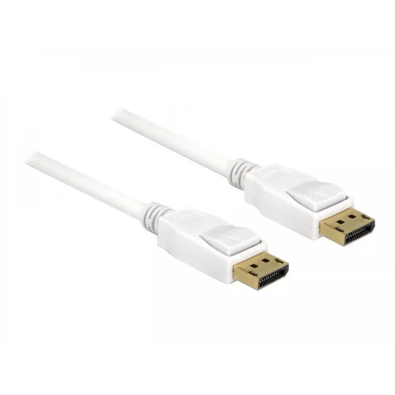 DisplayPort kabelis DeLOCK 85509 1,5 m Baltas