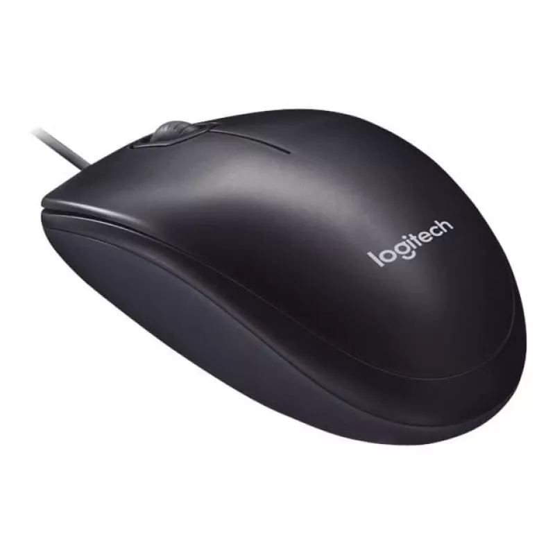 Logitech M90 laidinė optinė biuro pelė – 1000 DPI, ambidekstrinė, USB-A, juoda