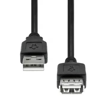 ProXtend USB2AAF-003 3 m USB A (vyriškas) į USB A (moteriškas) ilginamasis kabelis, juodas