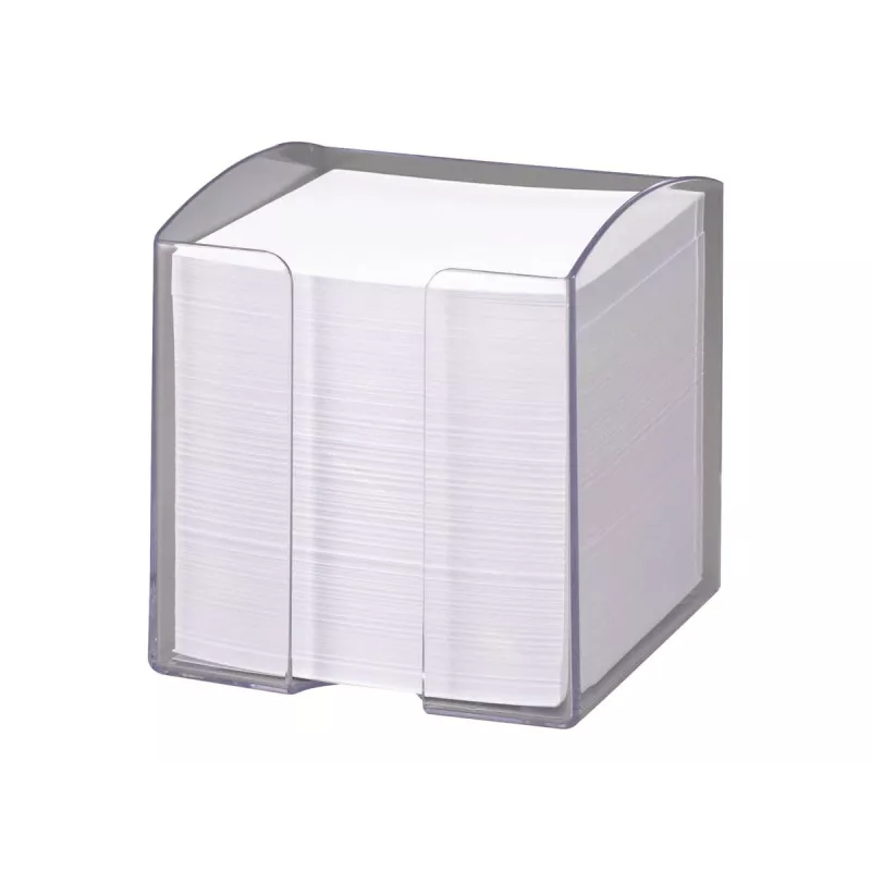 Skaidrus kvadratinis bloknotas Durable TREND 105x100x100 mm