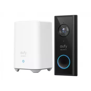 Eufy vaizdo skambutis 2K juodas E82101W4