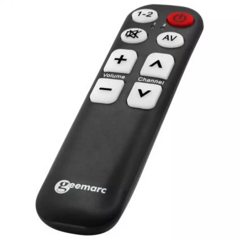 Universalus nuotolinio valdymo pultas Geemarc TV-5 su dideliais mygtukais ir mokymosi funkcija