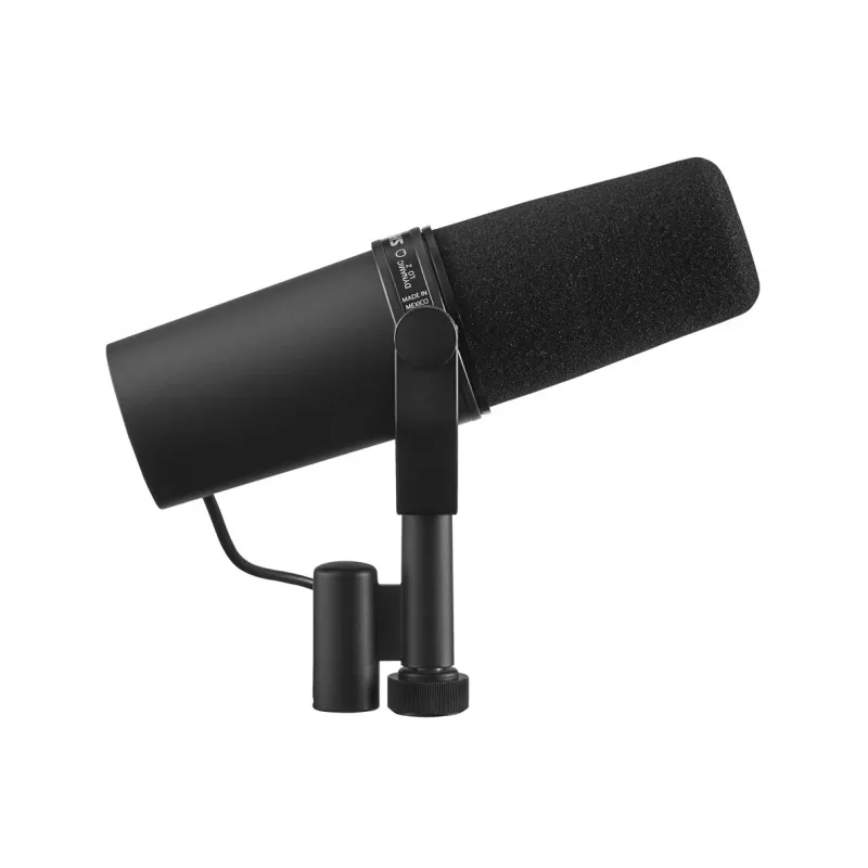 Shure SM7B mikrofonas juodas – studijinis dinaminis mikrofonas