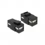 Delock 86367 USB 2.0 A keystone modulis, juodas