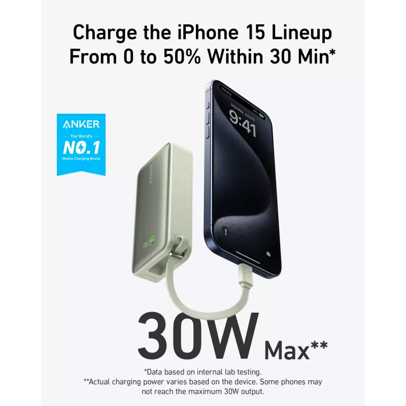 Nešiojamas Power Bank Anker A1259G61 10000 mAh