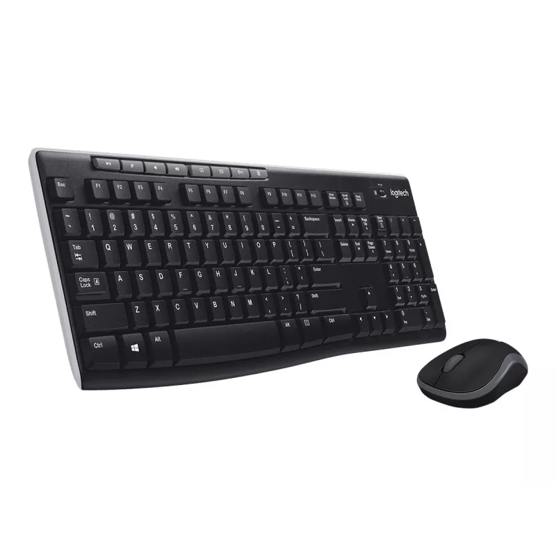 Belaidis klaviatūros ir pelės rinkinys Logitech MK270