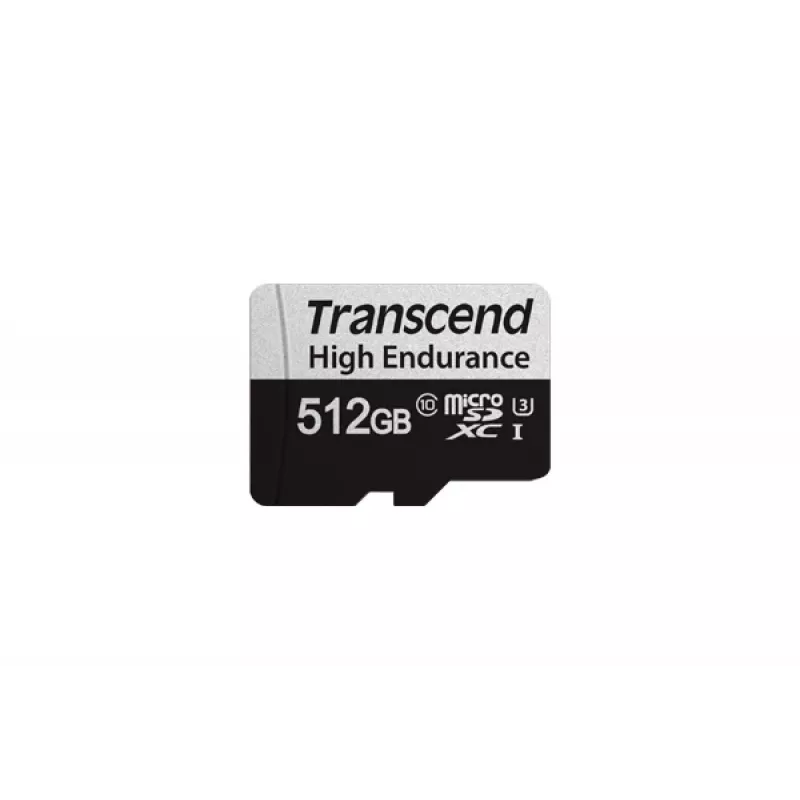 MicroSDXC atminties kortelė Transcend 512GB UHS-I Class 10 USD350V