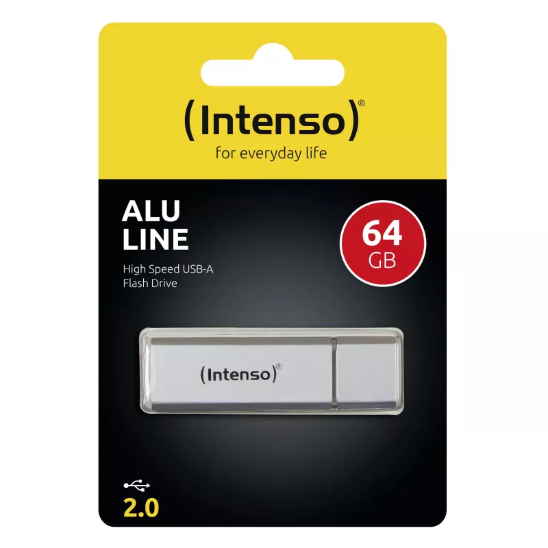 Intenso Memory Drive Flash USB2 64GB sidabrinis 3521492
