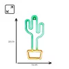 Dekoratyvinis neoninis šviestuvas MANTA SNL07GNT Cactus Green Yellow