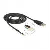 USB kabelis DeLOCK 1,5m USB 2.0 A / 5 kontaktų juodas