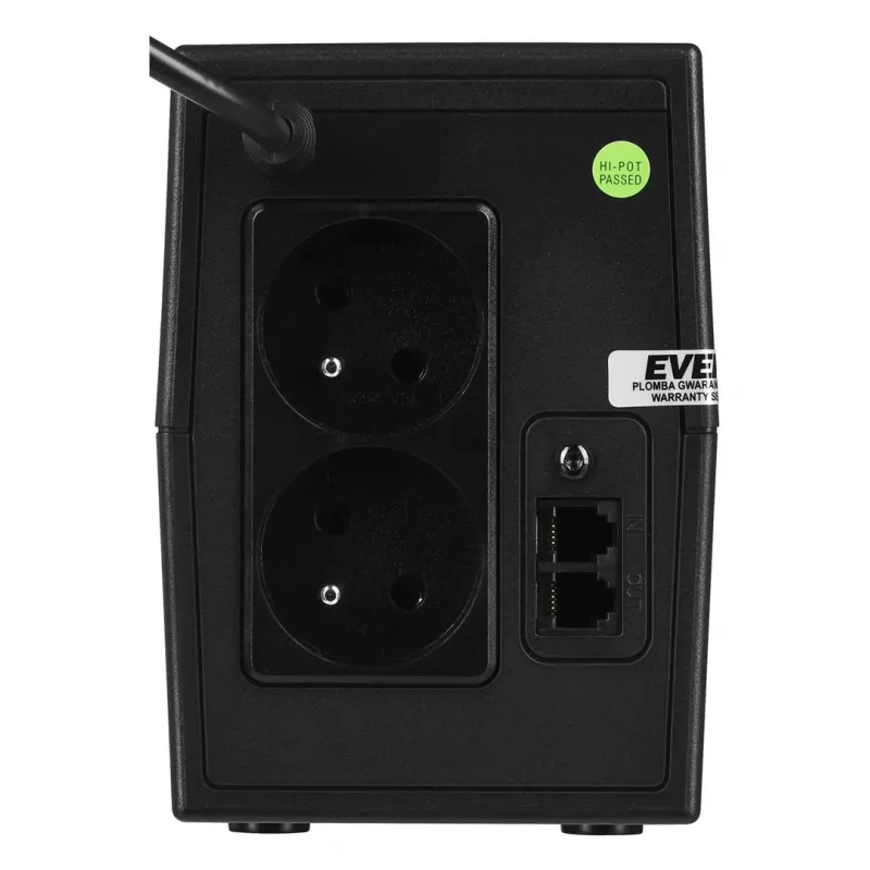 Ever EASYLINE 850 AVR USB nepertraukiamo maitinimo šaltinis (UPS) 0.85 kVA / 480 W, 2 lizdai