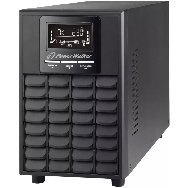 PowerWalker VFI 1500 CG PF1 nepertraukiamo maitinimo šaltinis (UPS) dvigubo keitimo (Online) 1,5 kVA 1500 W 4 AC lizdai