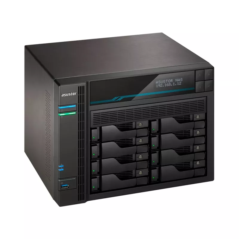 Asustor AS6508T NAS bokštas Intel Atom® C3538 8 GB DDR4 0 TB ADM juodas
