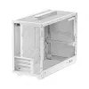 Kompiuterio korpusas DeepCool CH160 PLUS WH Small Form Factor baltas, microATX, grūdintas stiklas, USB-C