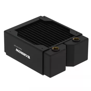 Radiatorius Hardware Labs Dabel-60d 120 mm — juodas, 120 mm storio