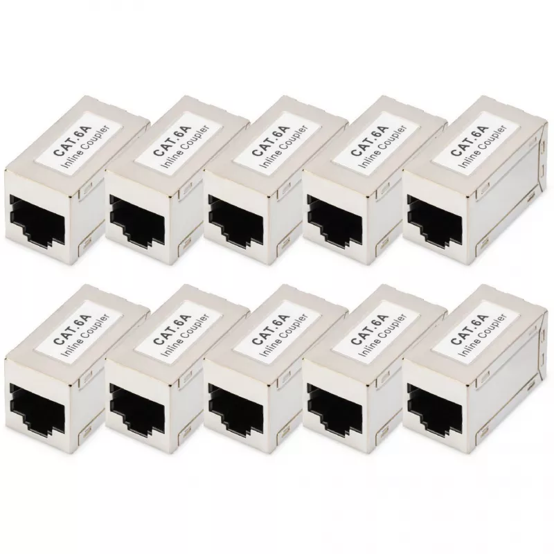 Digitus CAT 6A ekranuotos modulinės movos RJ-45 su auksuotais kontaktais, 10 vnt.