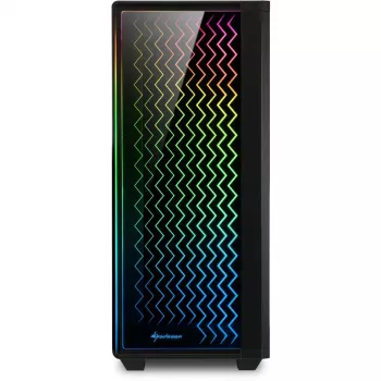Korpusas Sharkoon RGB LIT 200 juodas