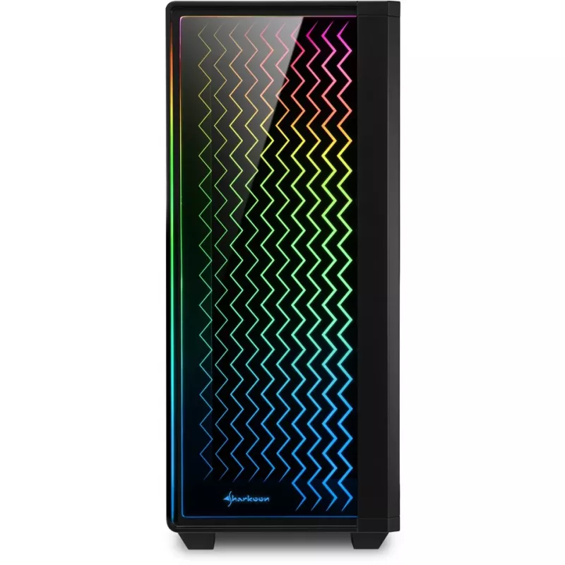Korpusas Sharkoon RGB LIT 200 juodas