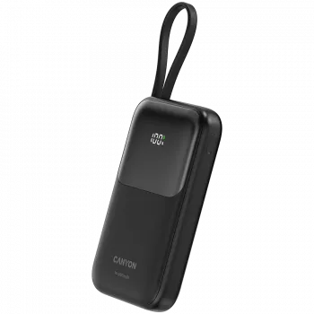 OnPower 101 įmontuotu kabeliu 10000 mAh PD22.5W juoda