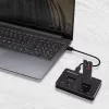 Qoltec 52274 M.2 SSD diskų dėklas | NVMe | SATA | USB-C | DUAL 2 x 2TB