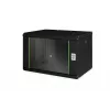 Sieninis tinklo spintos stovas Digitus DN-19 07-U-SW, 7U, juodas