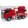 Gaisrinis automobilis BRUDER Scania Super 560R raudonas baltas plastikinis 3+