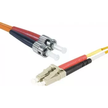 Tecline exertis Connect šviesolaidinis šuoliukas ST (vyriškas) į LC (vyriškas) 20 m 50/125 µm OM2 oranžinis (85420)