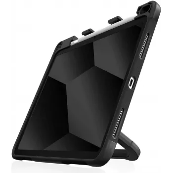 STM Dux Swivel Dėklas | Apple iPad 10,9 (2022) | juodas/skaidrus | didmeninė pakuotė | STM-222-425KX-01