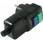 Apsauginis kištukas AS Schwabe 45209 montavimui, apsauga nuo vaikų, elektros lizdo adapteris