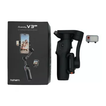 Hohem iSteady V3 Ultra (juodas) – 3 ašių stabilizatorius su AI sekimu