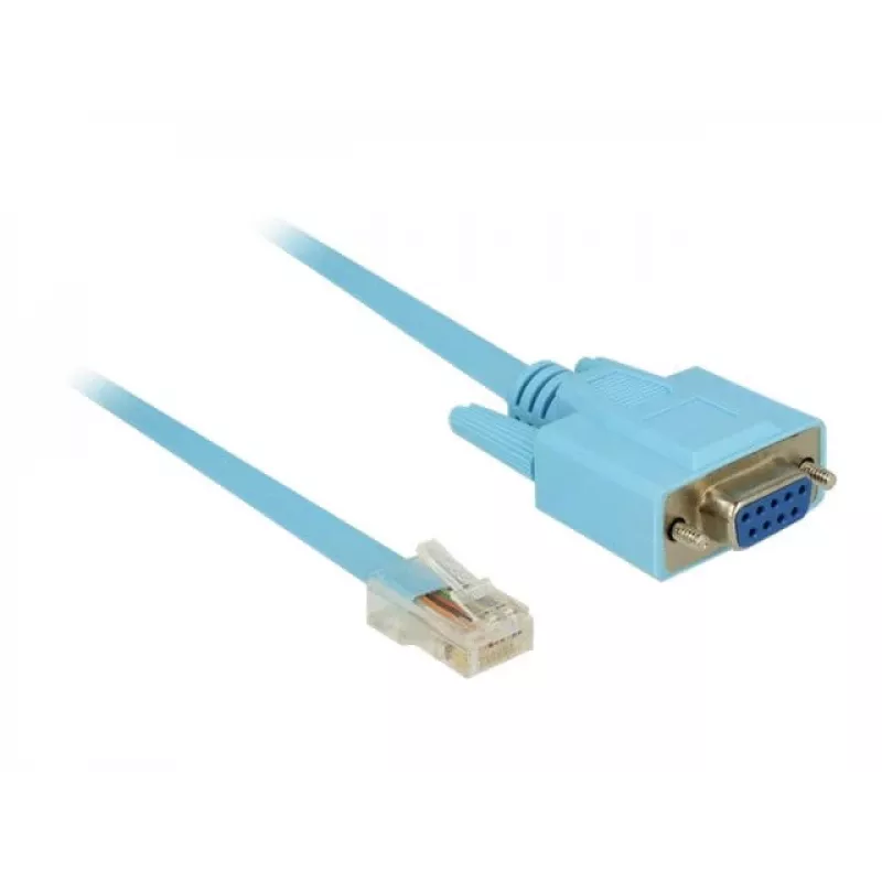 Serijinis kabelis DeLOCK 63341 mėlynas 1m DB-9