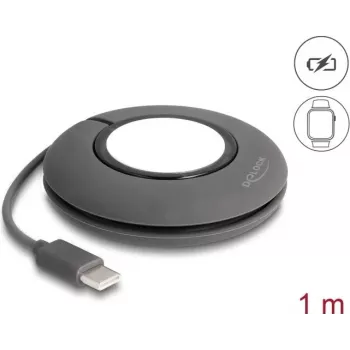 Įkrovimo stovelis DeLOCK 83019 Smart Wearable Accessories pilkai baltas silikonas