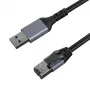 Interneto kabelis CAT6 UTP, USB3.0 Type-A – RJ45, 5m