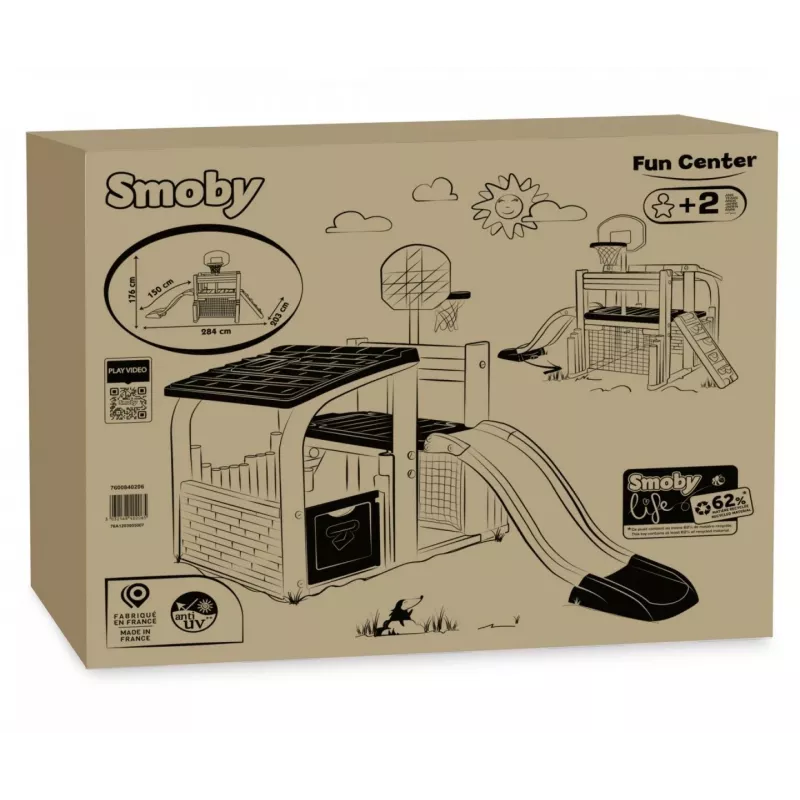 Smoby 7600840206 Žalias lauko žaidimų kompleksas
