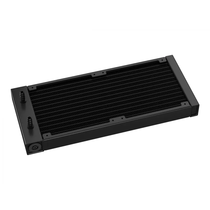 DeepCool LS520S Zero Dark AIO procesoriaus aušinimo skysčiu sistema, 240 mm, 2x 120 mm PWM ventiliatoriai, AM4/AM5/LGA2066, juoda