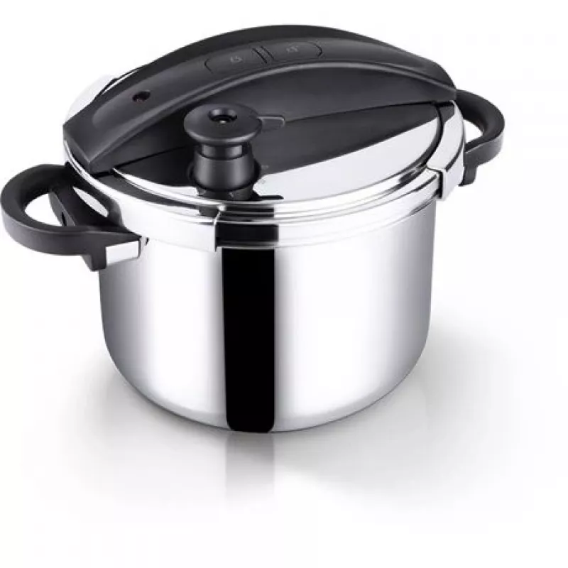 Slėginė keptuvė Lamart LTDSD6 6L Juoda Nerūdijantis Plienas