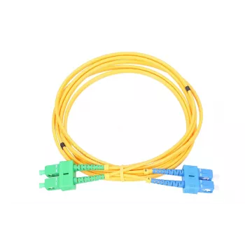 Extralink šviesolaidinis laidas SC/UPC - SC/APC, vienmodis dupleksas, G.652D, PVC 3 mm, 5 m