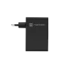 NATEC NUC-2234 sieninis įkroviklis nešiojamam kompiuteriui ir telefonui, juodas, 100 W, greitasis įkrovimas
